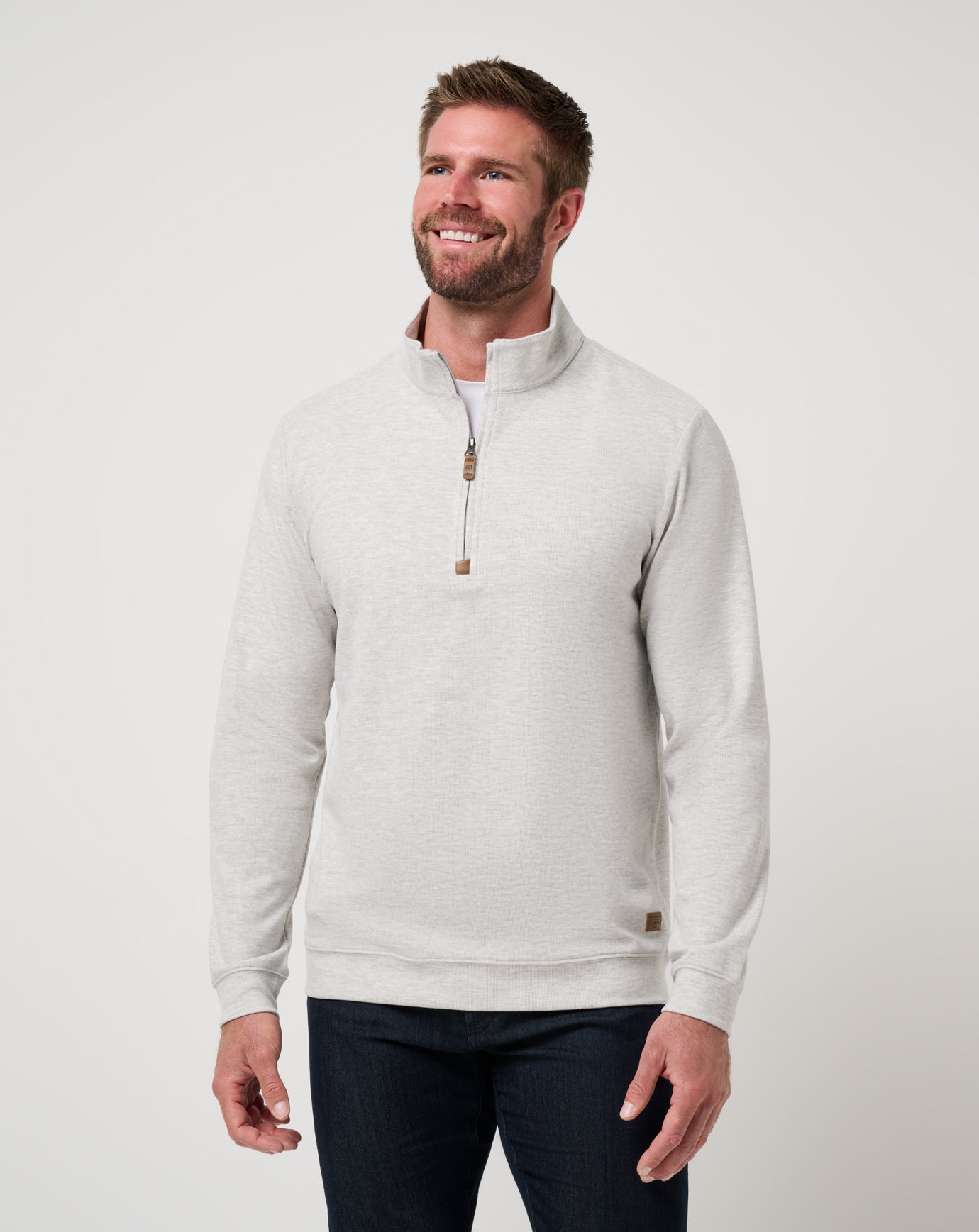 TravisMathew Men's Cloud Sweater Quarter Zip