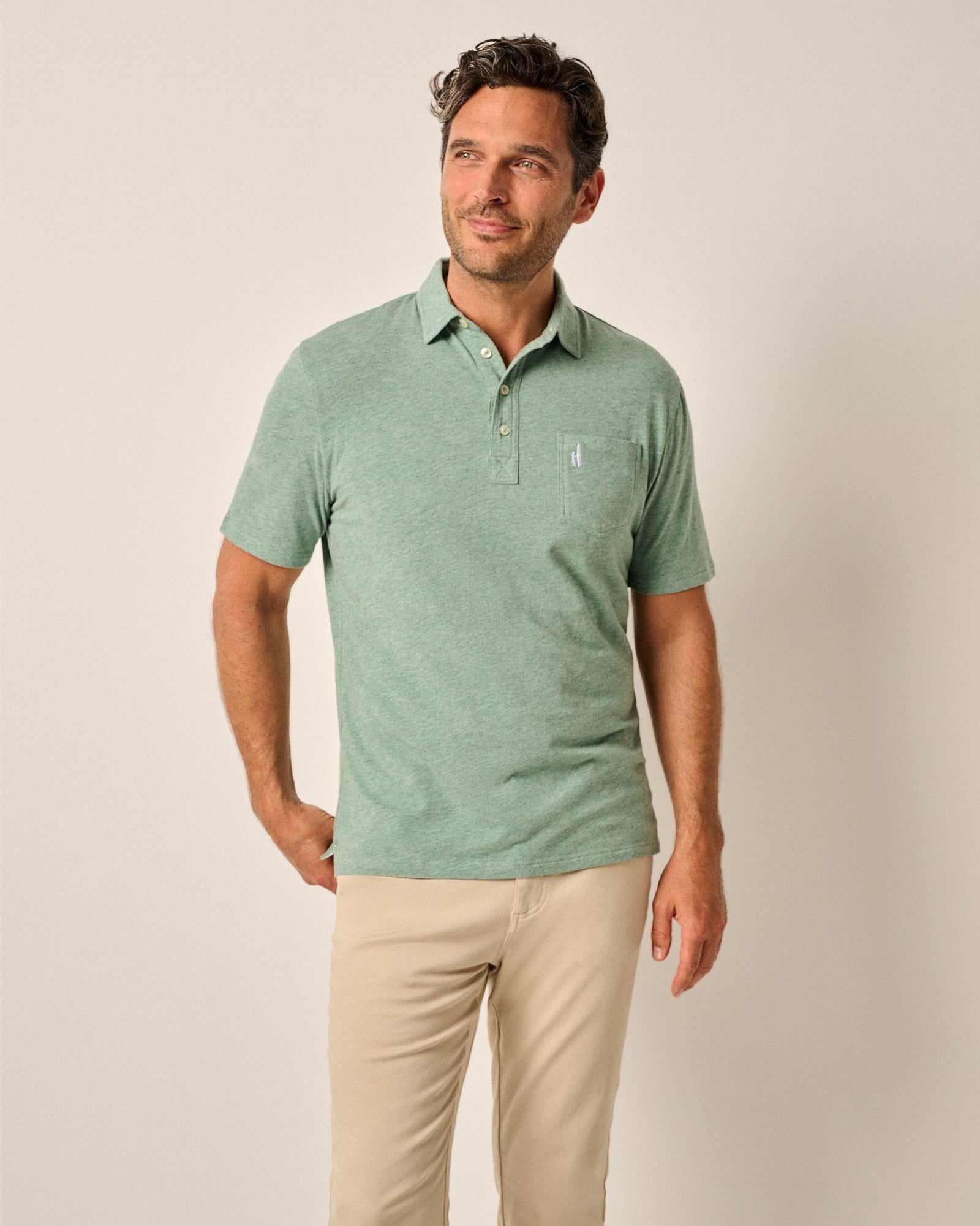 Johnnie-O Men's Heathered Original Polo 2.0