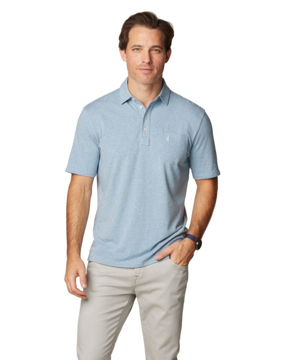 Johnnie-O Men's Heathered Original Polo 2.0