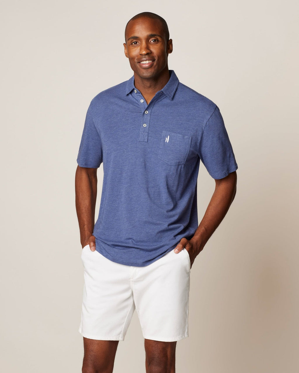 Johnnie-O Men's Heathered Original Polo 2.0