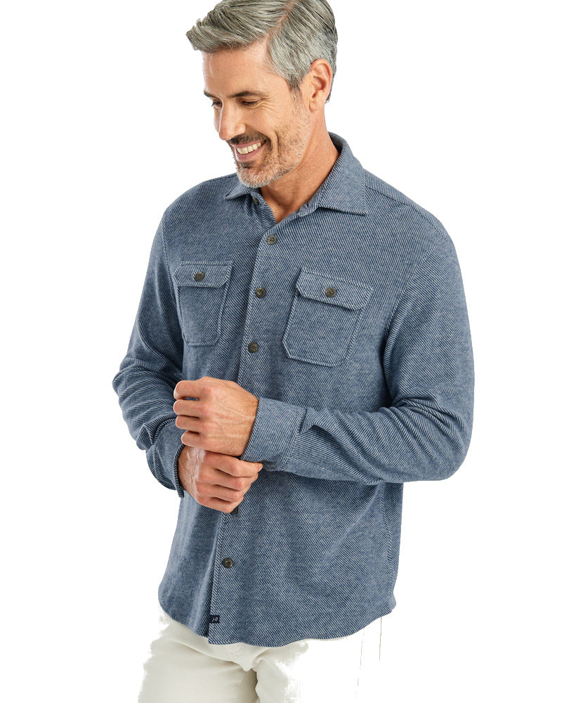 Johnnie-O Men's Carl Stretch Flannel Lodge Shirt