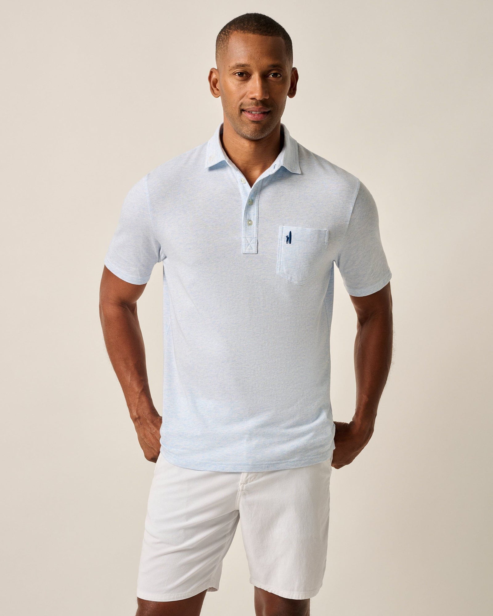 Johnnie-O Men's Heathered Original Polo 2.0