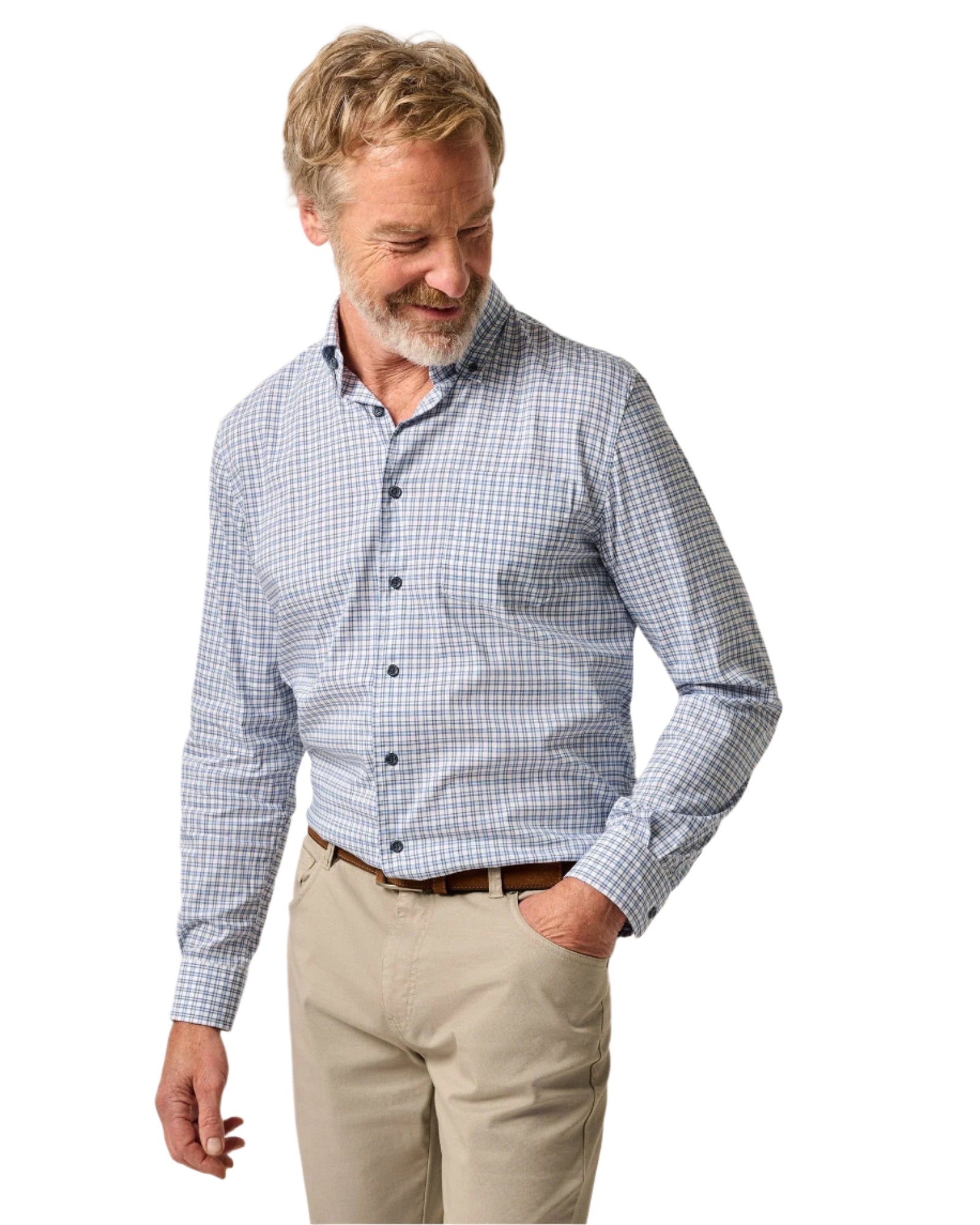 Johnnie-O Men's Morganstern Performance Button Up Shirt