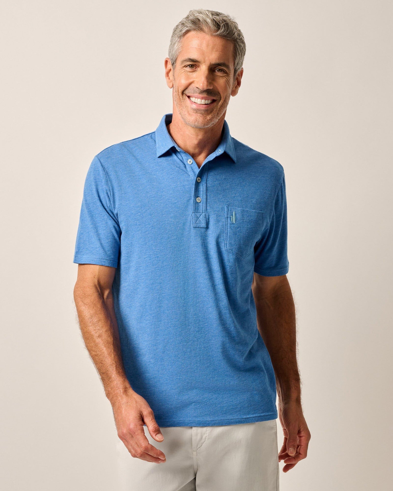Johnnie-O Men's Heathered Original Polo 2.0